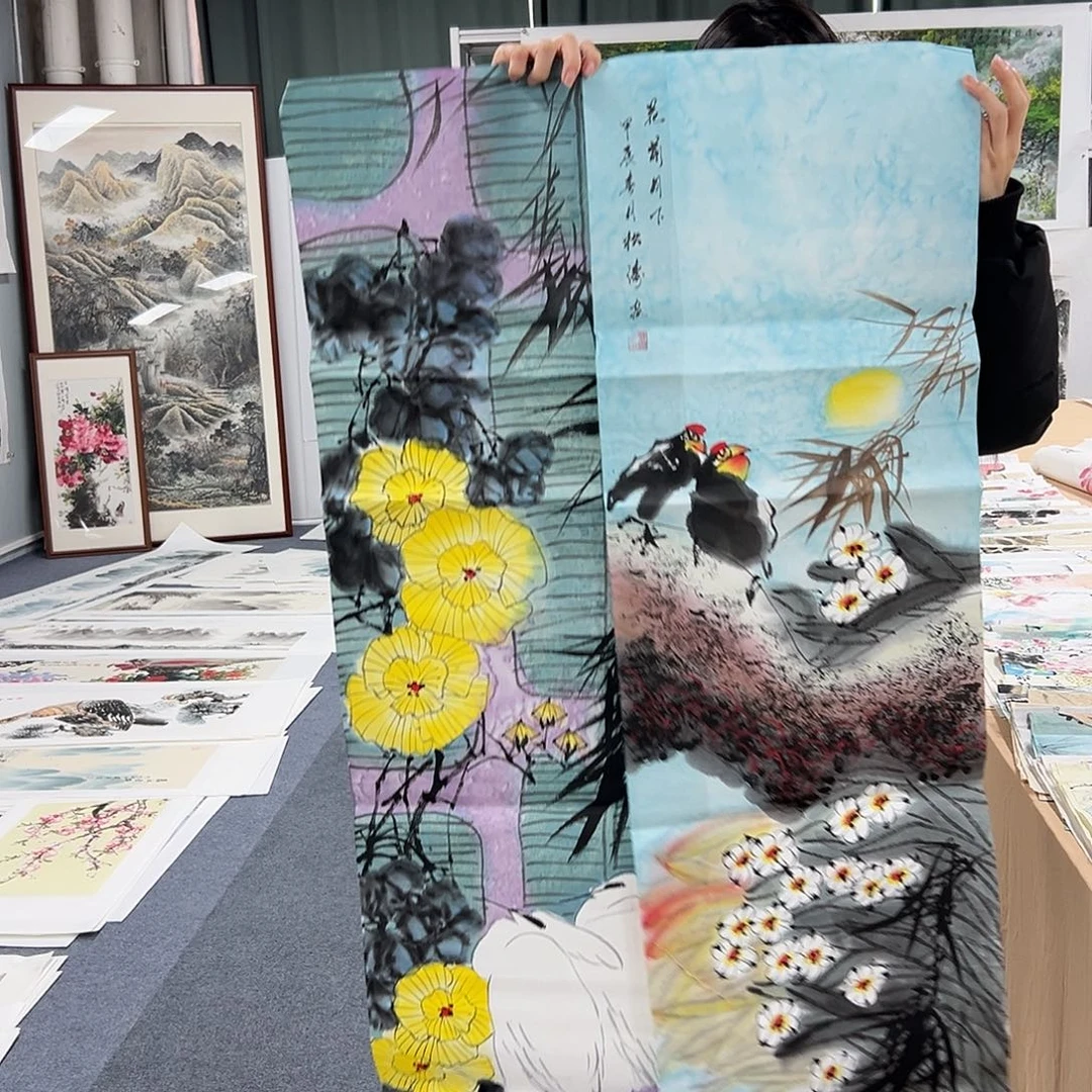 国画精品手绘作品