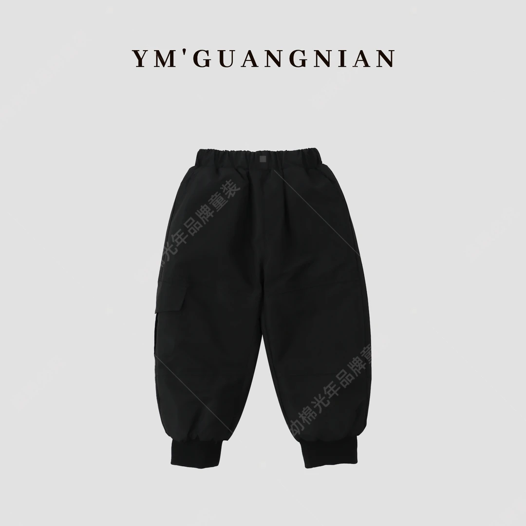 【幼棉光年】冬季棉裤男童加绒保暖防寒潮酷百搭休闲裤6221395