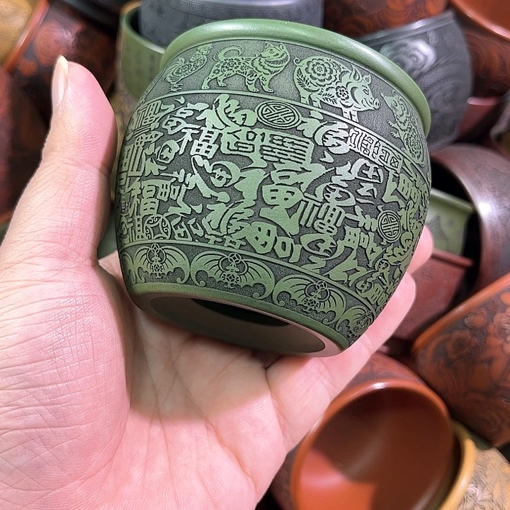 茶杯紫砂全手工紫砂主人杯