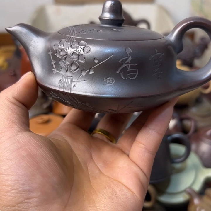 紫砂茶壶紫砂壶划痕