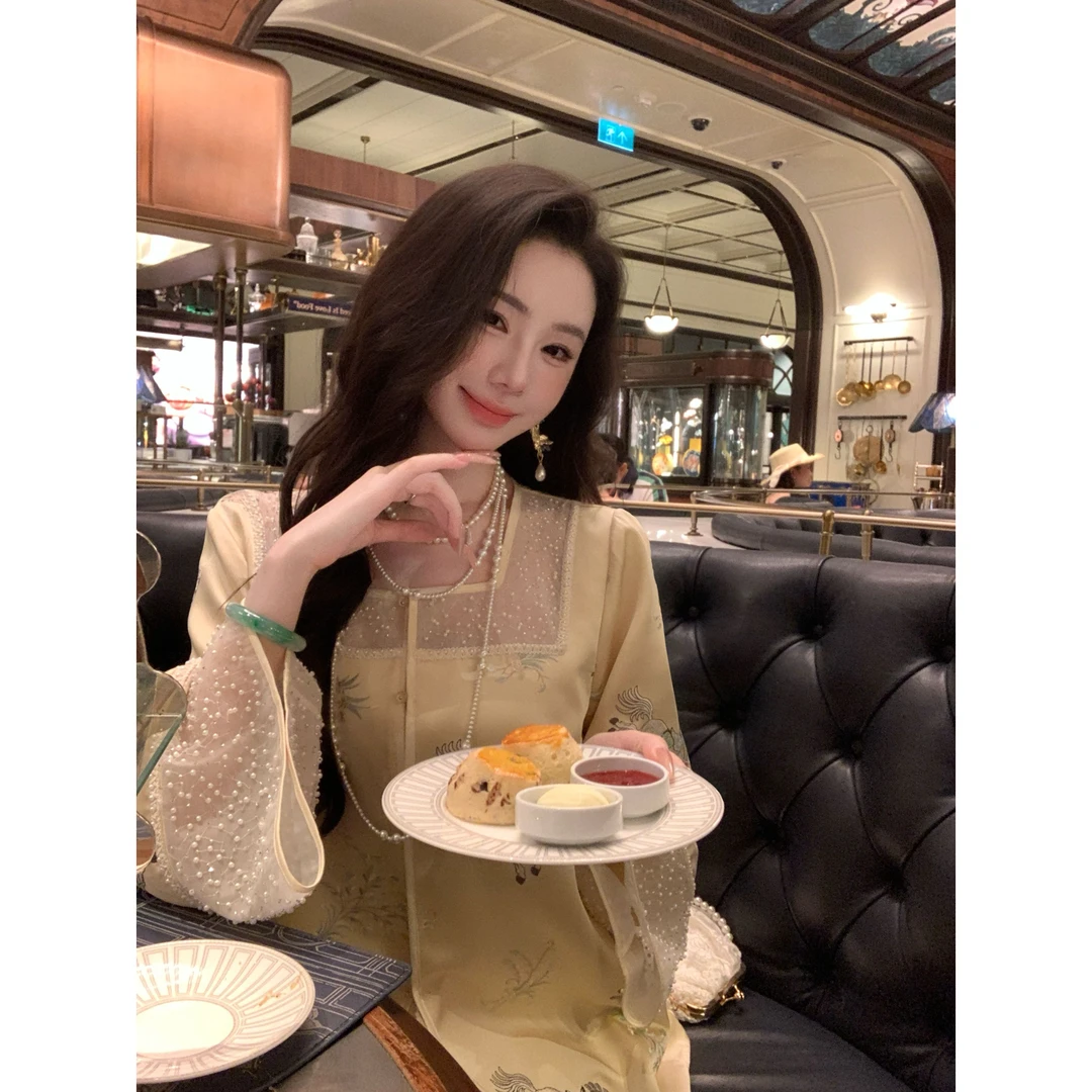 【雅乔定制】吉光越影 重工刺绣珠片新中式国风外套女DYTH-25063899