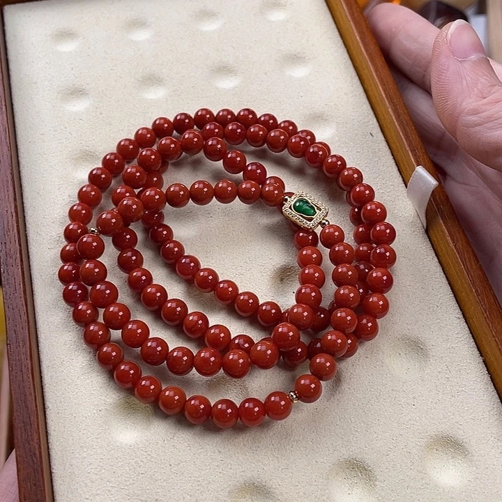 南红玛瑙项链未镶嵌元*