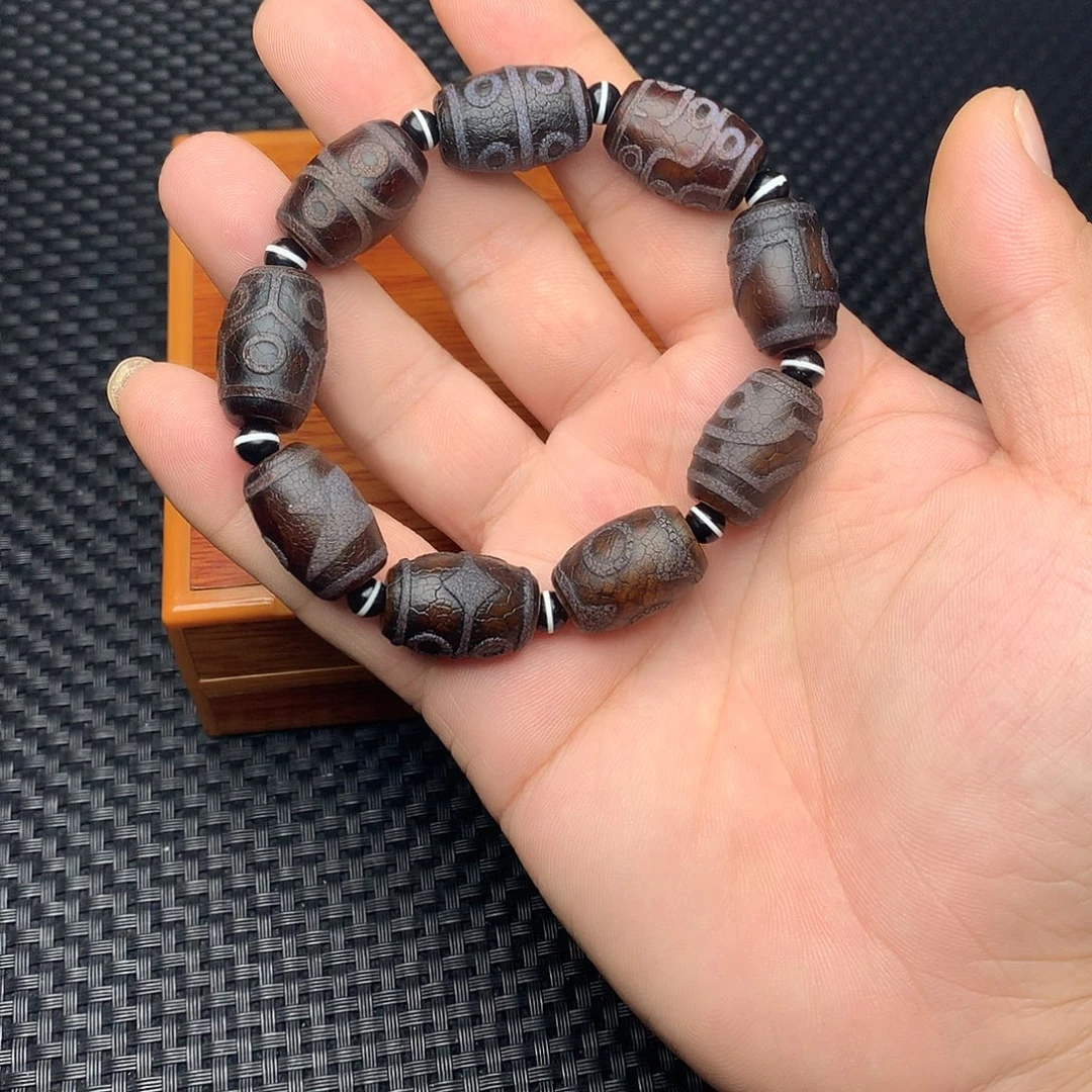 低***人玛瑙/玉髓未镶嵌手链