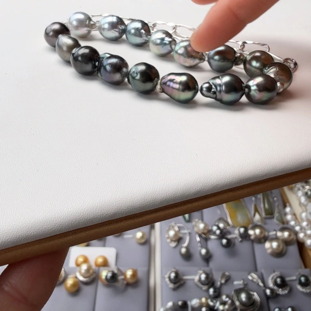 颈饰海水珍珠银S925镶嵌