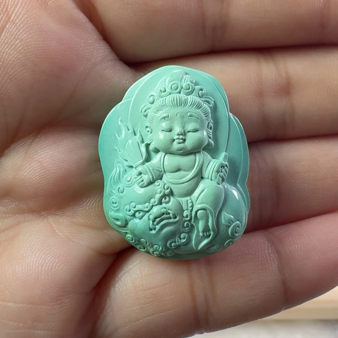 绿松石未镶嵌颈饰