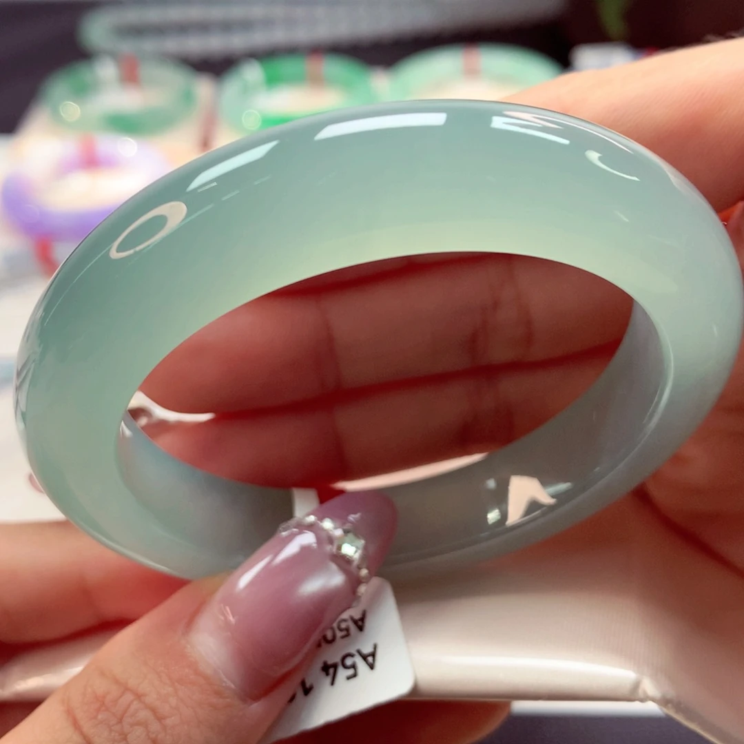 未镶嵌手镯翡翠泥鳅背31号66