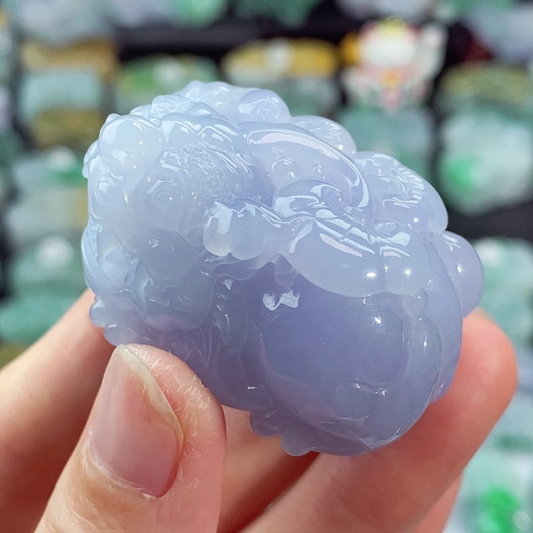 颈饰未镶嵌翡翠天然