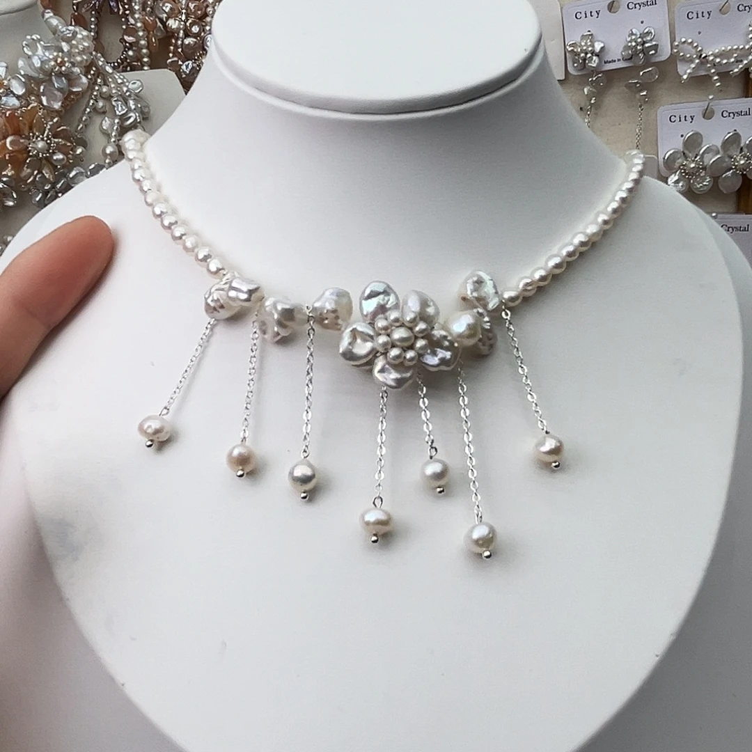 淡水珍珠颈饰未镶嵌