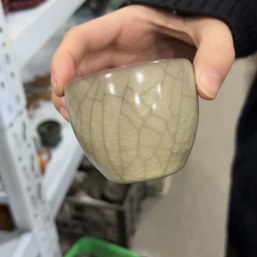 龙泉云间青瓷小米茶器