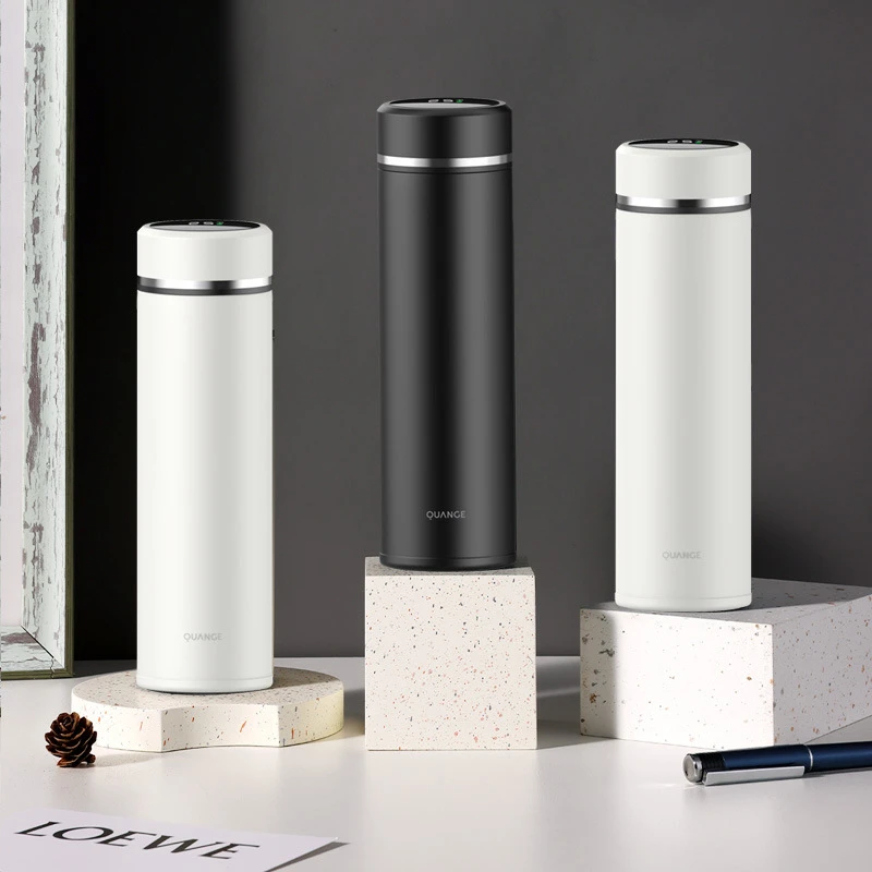 其他触碰显温学生米咔布水杯全自动电动杯子智能数显保温杯316