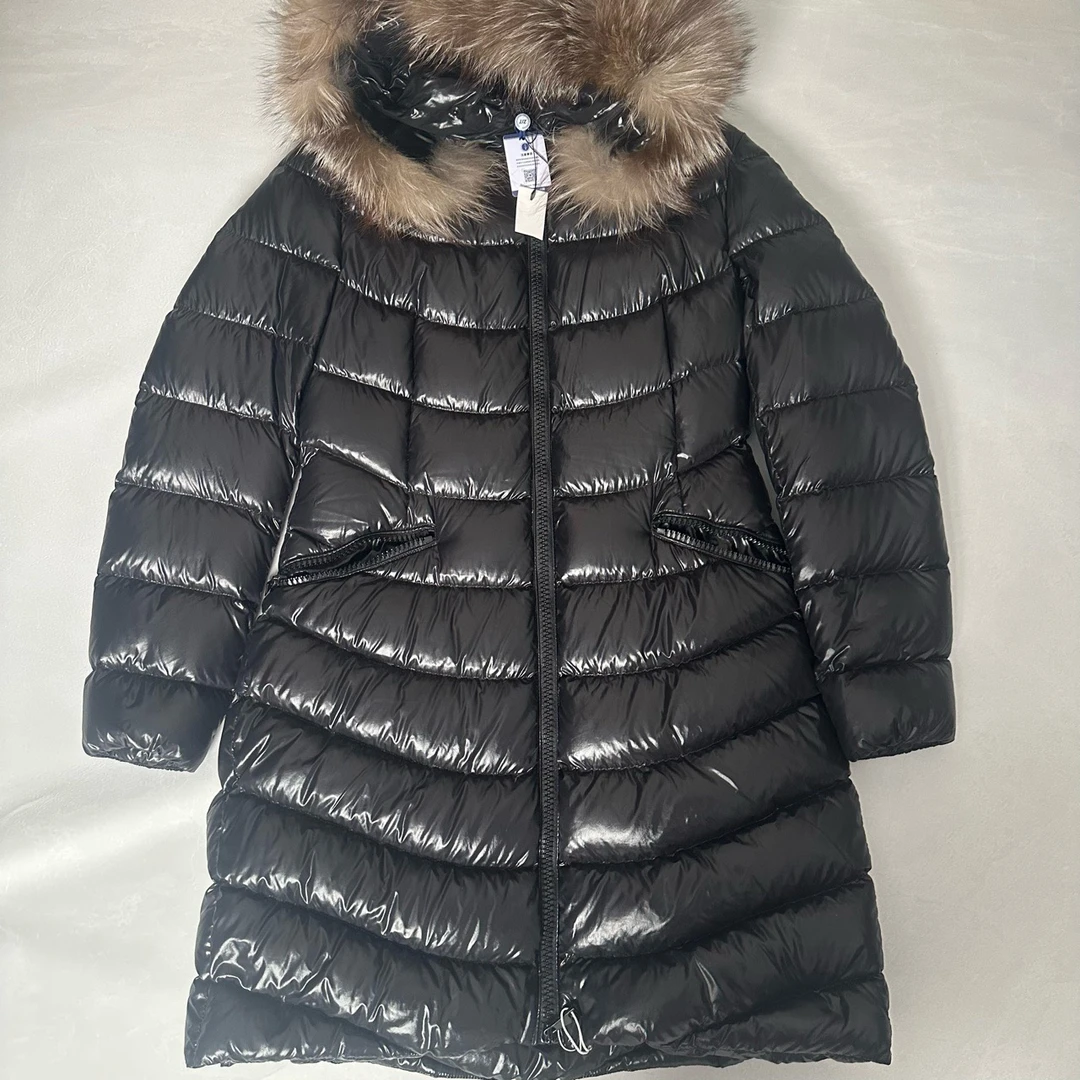 99新 MONCLER 葡萄籽奢潮/长款羽绒服/4码