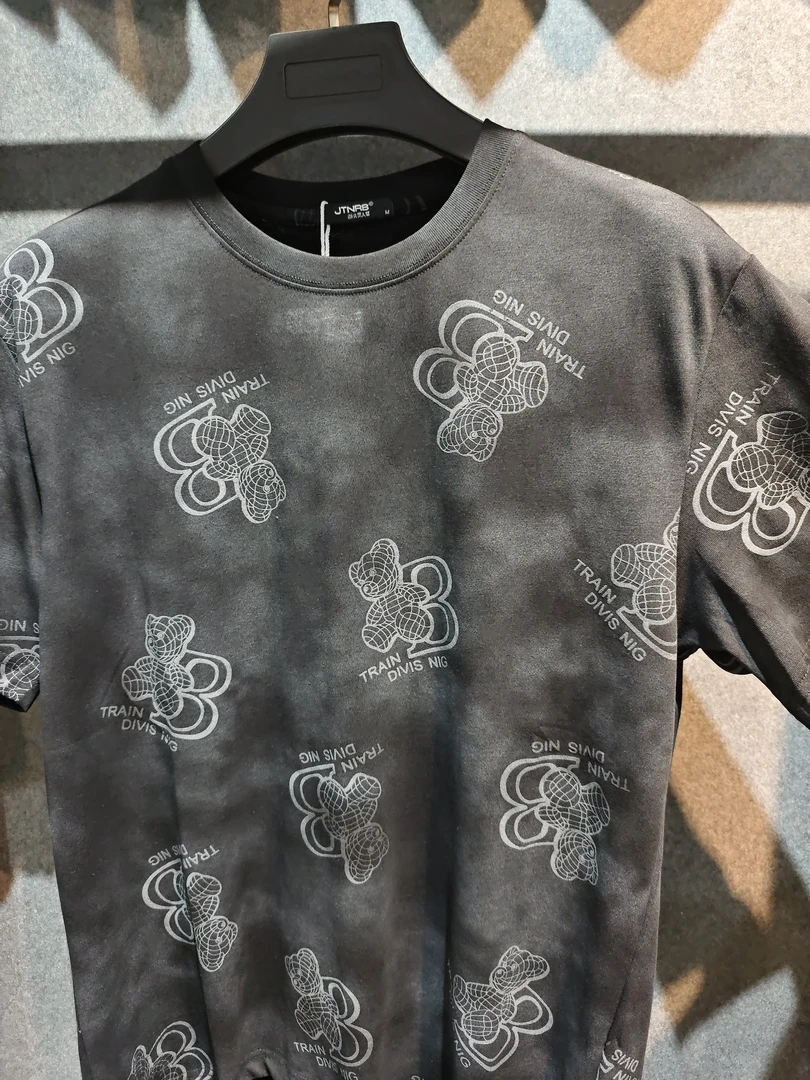 常规款T恤休闲印花针织夏季短袖上衣