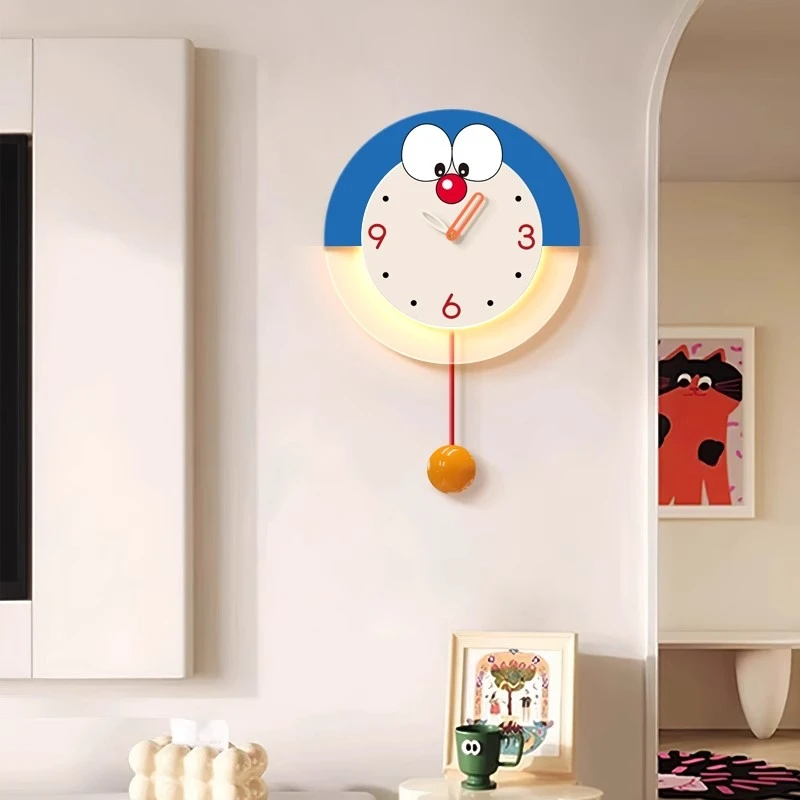 艺术奶油风装饰画客厅创意孟菲斯钟表挂画电视背景墙大气挂钟壁画