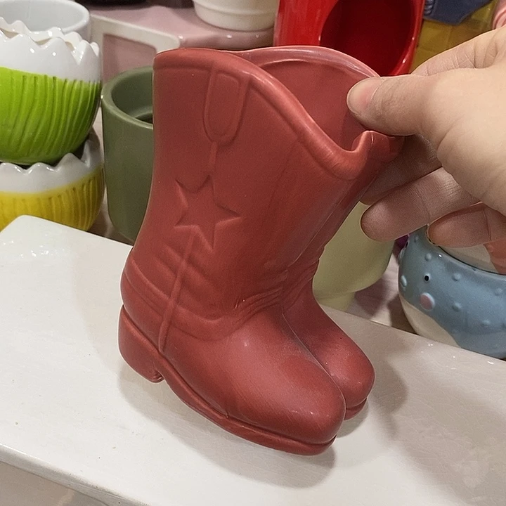 陶盆有孔 瑕疵针孔漏釉介意勿拍外口 8外高12