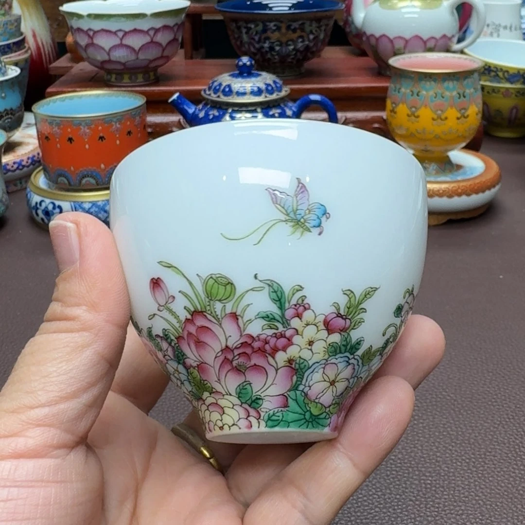 瓷片景德镇仿古手工制作精品展示