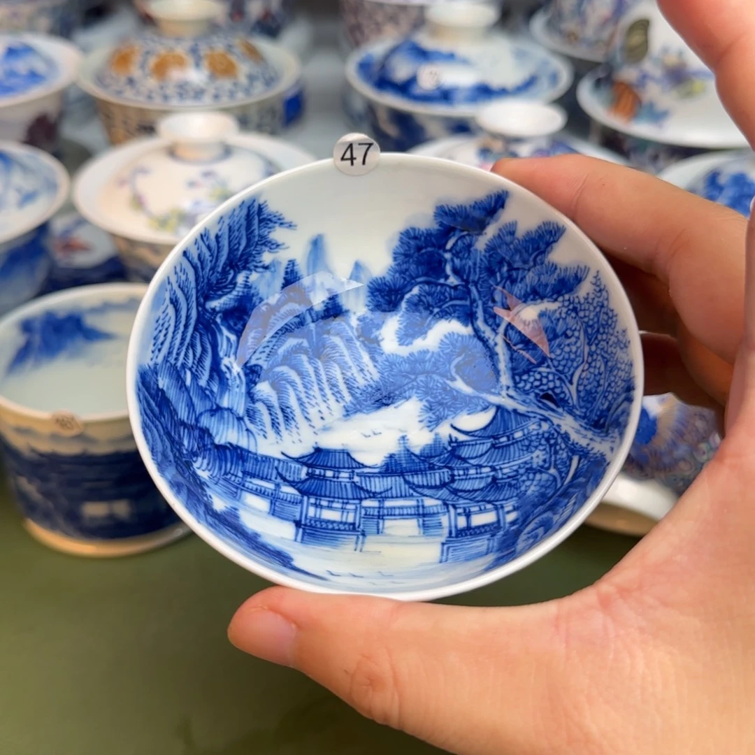 彦祖纯手工手绘茶具47