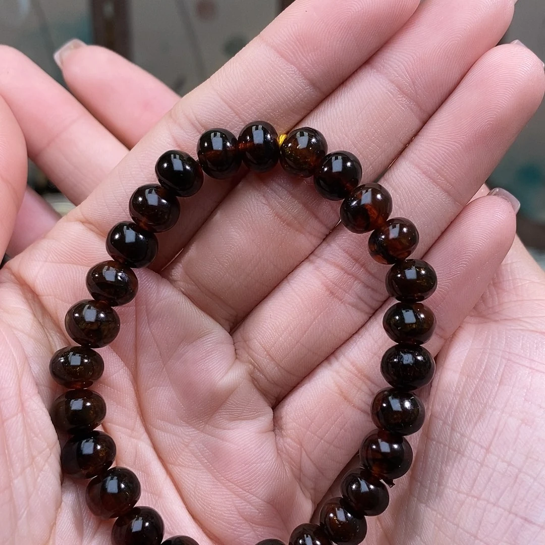 琥珀未镶嵌手链8➕