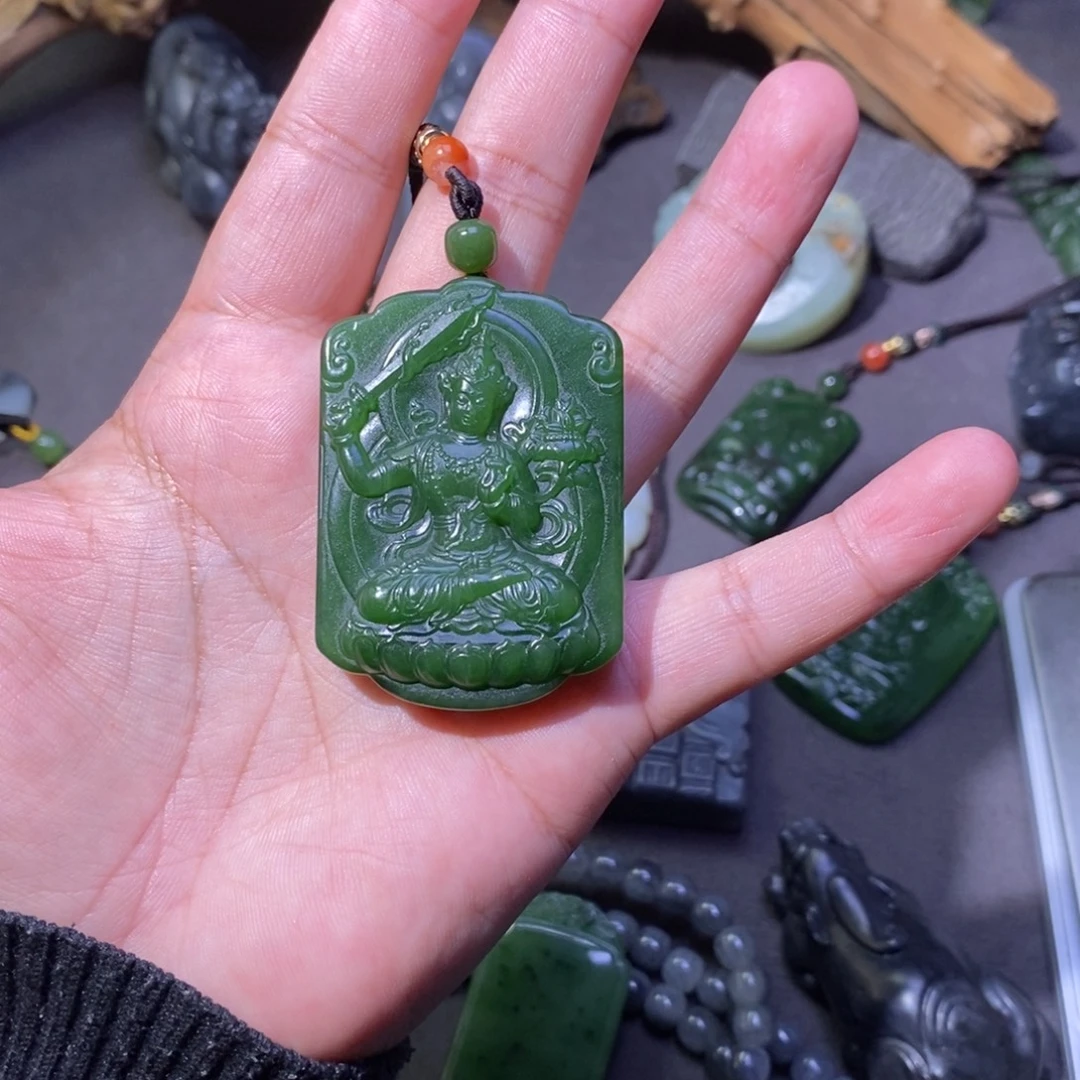 艮***哥和田玉未镶嵌颈饰