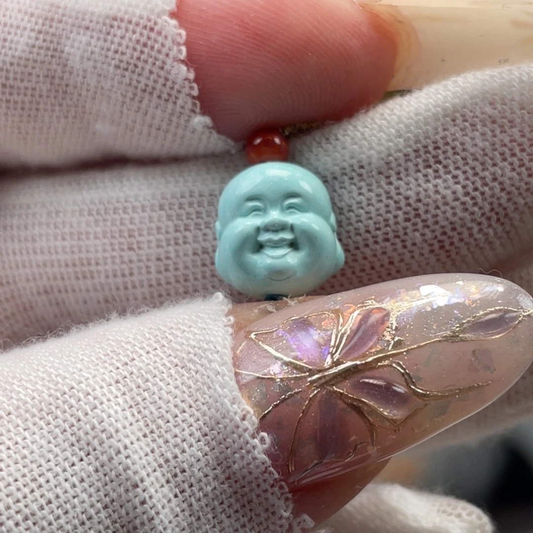 绿松石未镶嵌挂件