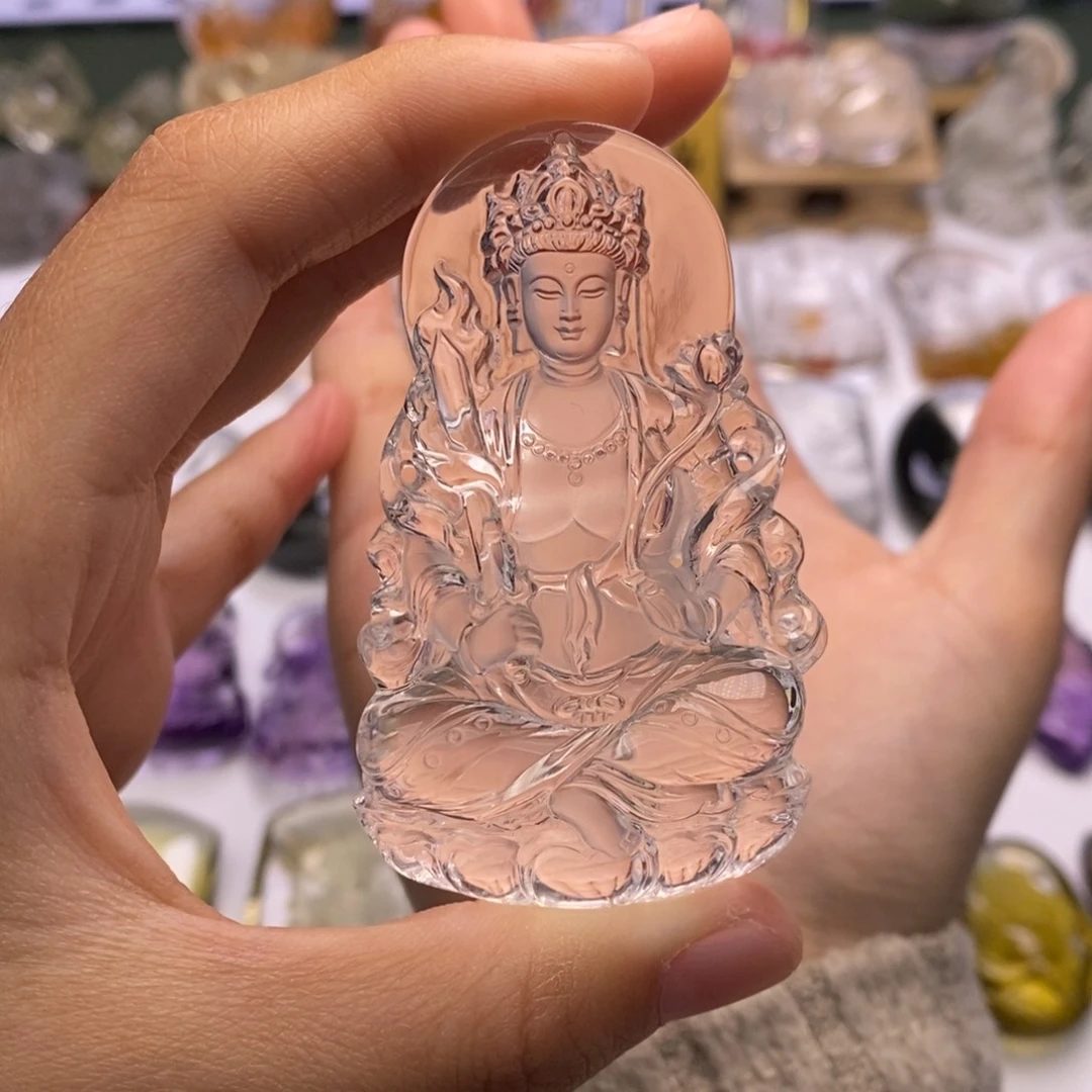 守***人水晶颈饰未镶嵌定制