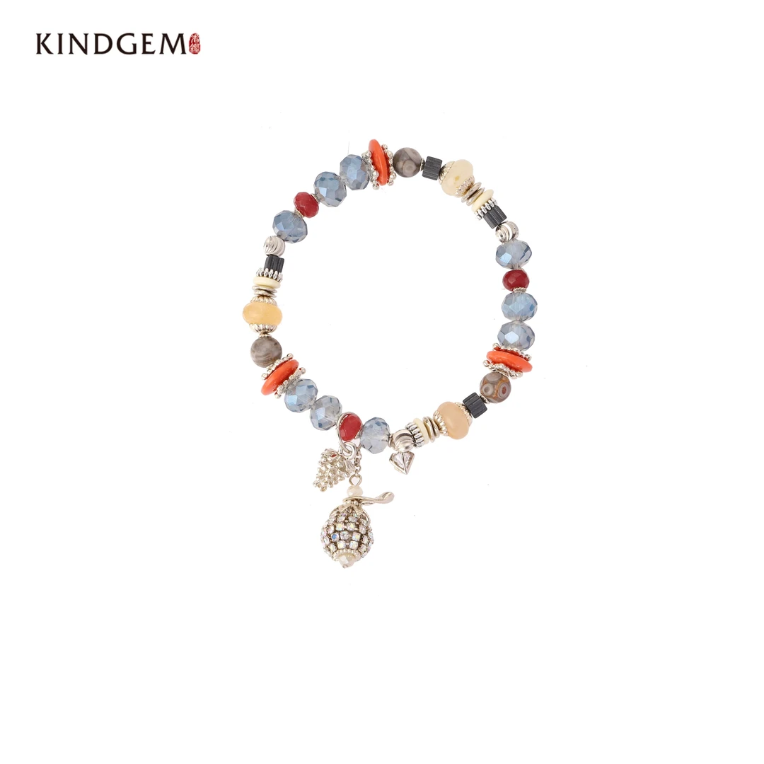 铜合金合成锆石手镯 AO184XAPC-24033个性气质经典百搭时尚手链