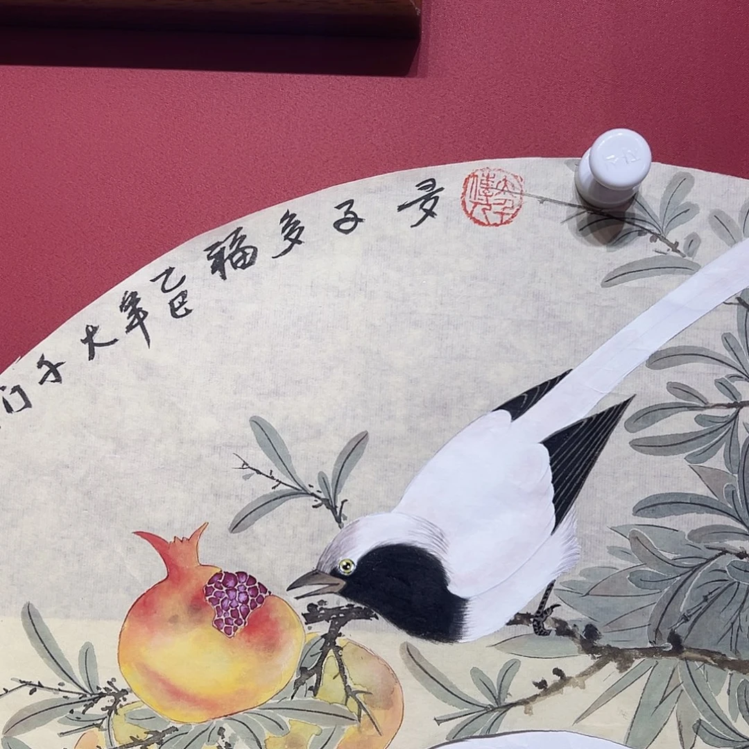 国画侯果山老师手绘国画作品慧