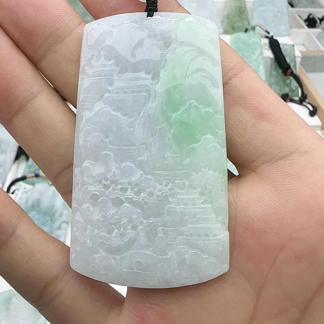 翡翠未镶嵌颈饰翡翠