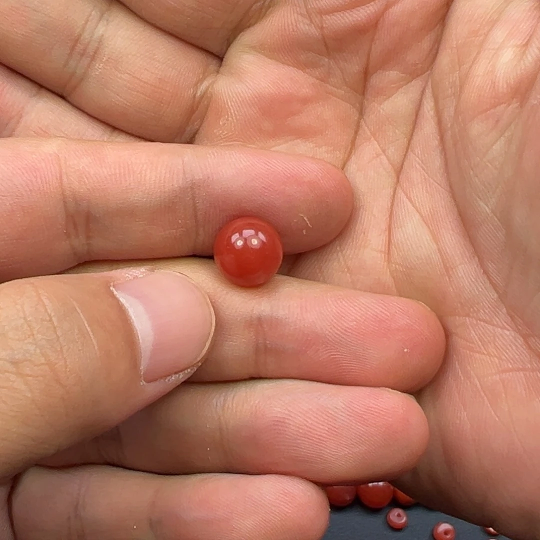南红玛瑙珠子未镶嵌楼*子