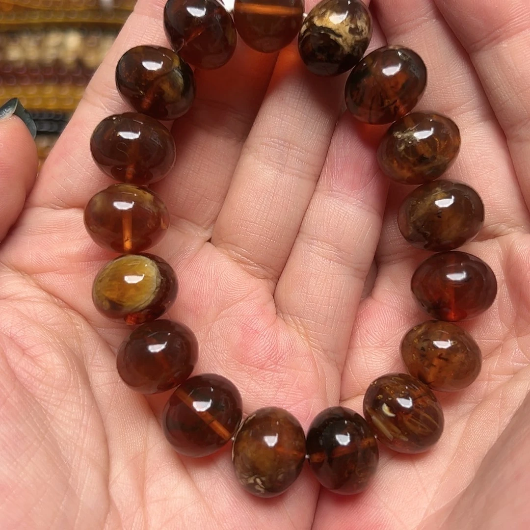 琥珀未镶嵌裸石抚顺琥珀10006十五