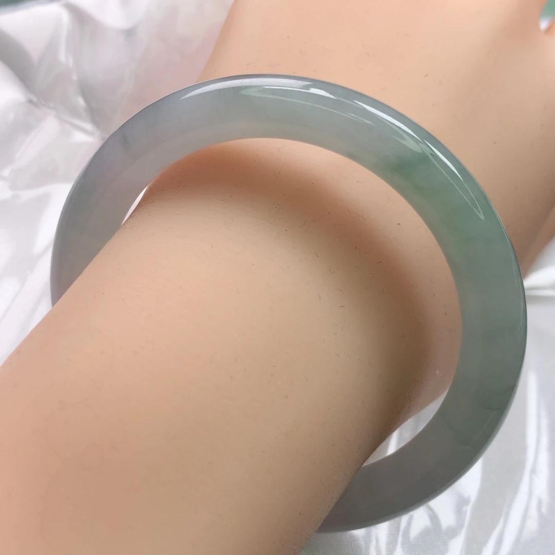 翡翠手镯未镶嵌缅甸翡翠5455