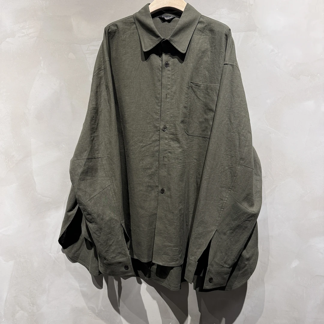 韩国休闲麻衬衫少量