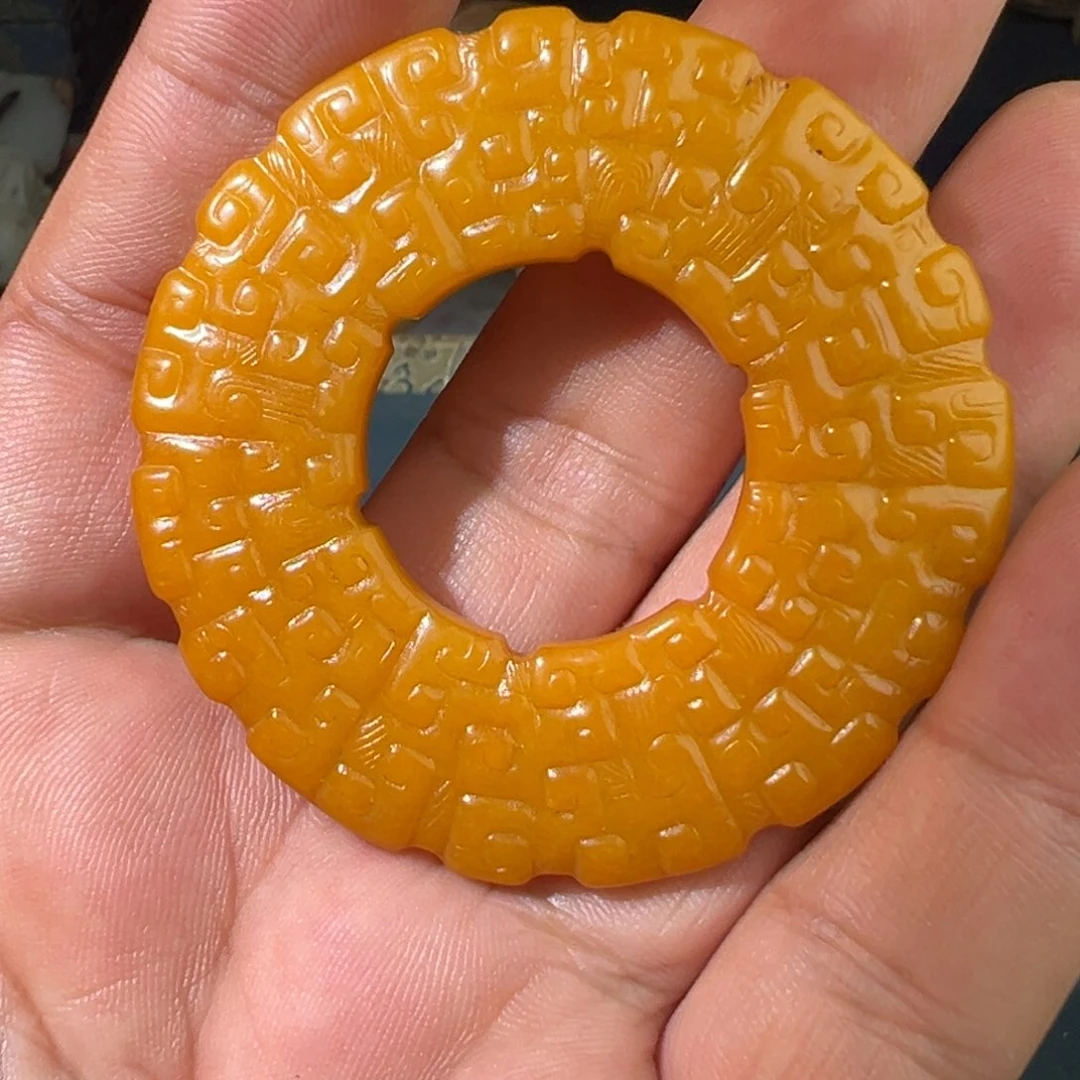 和田玉颈饰未镶嵌朝**我