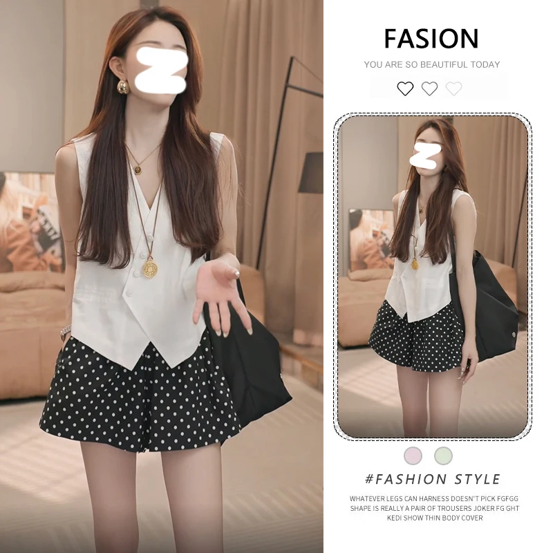 白色设计感小众无袖小衫女款2025夏季新款修身高级感减龄气质上衣