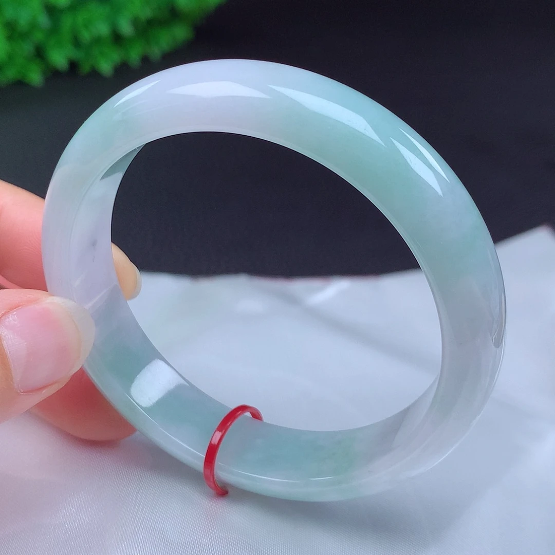 翡翠未镶嵌手镯56圈438003