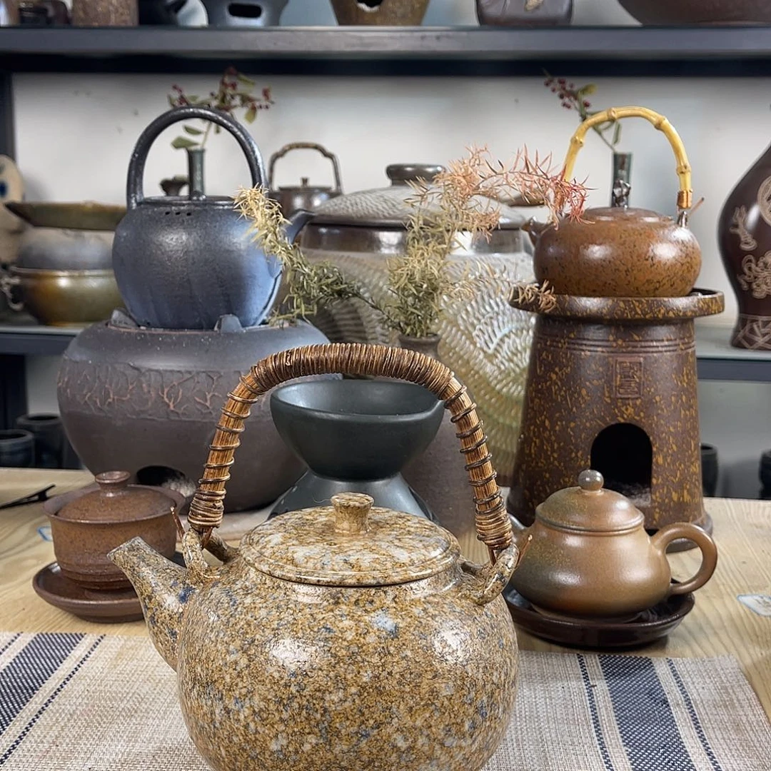 紫砂粗陶实用砂锅