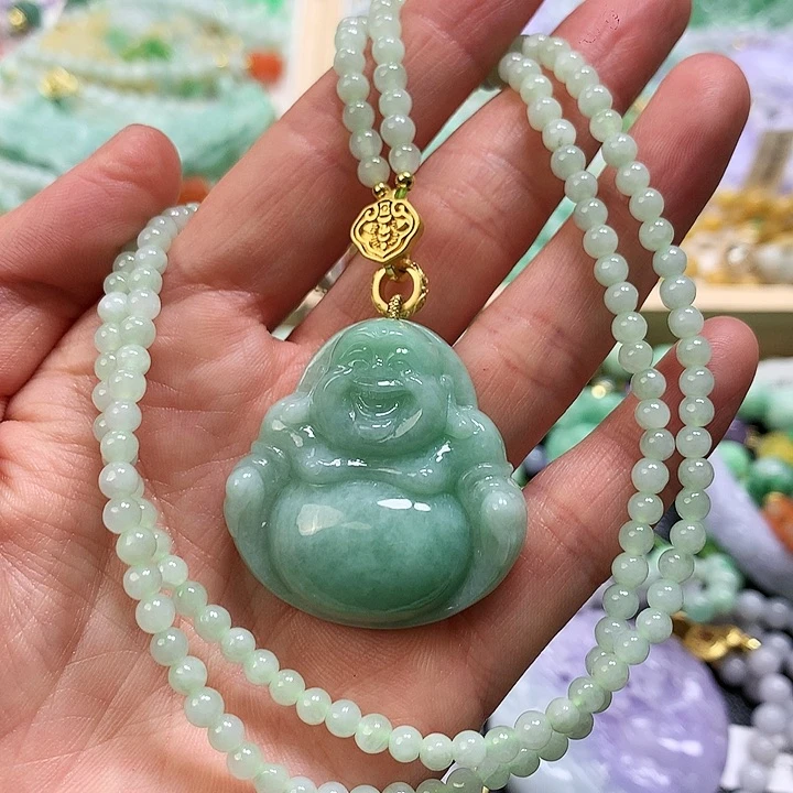 翡翠颈饰未镶嵌吊坠