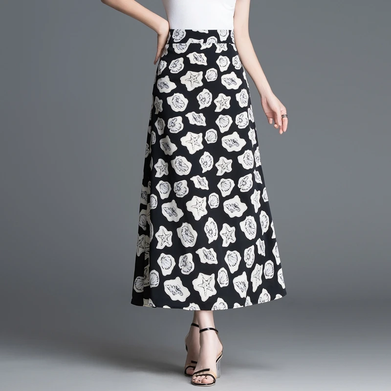 2025夏季气质高级裙子女款新款高级感大码薄款半身时尚显瘦91062