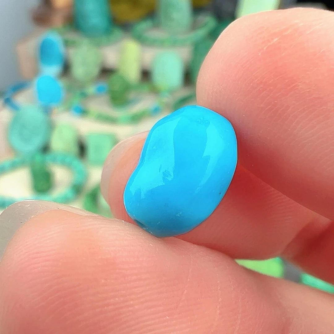 绿松石未镶嵌主播万珍