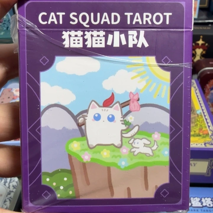 正版猫猫小队双面压纹黑芯纸