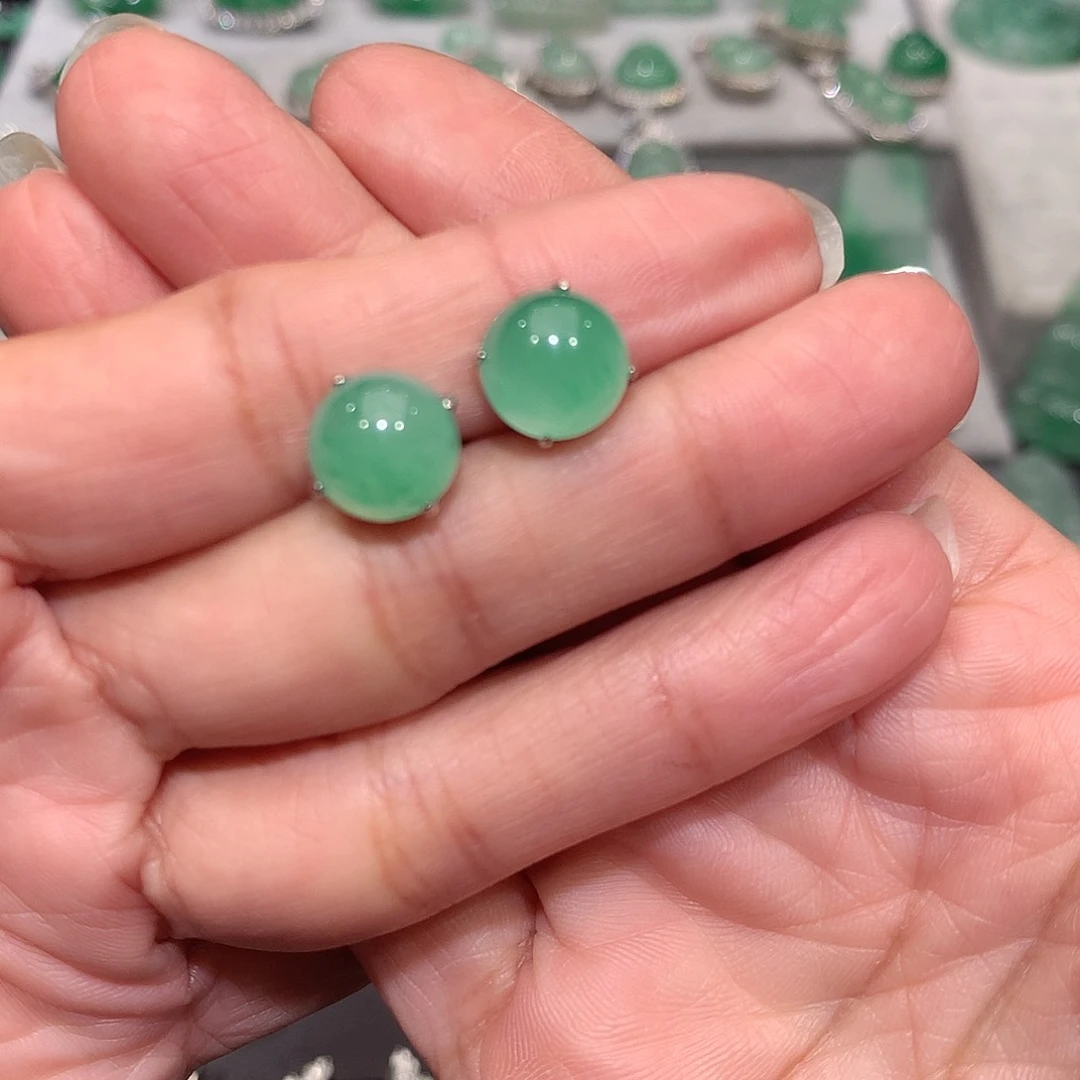 颈饰银S925镶嵌石英质玉