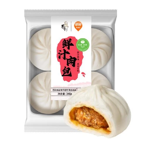 农华原味x巴比鲜汁肉包 340g