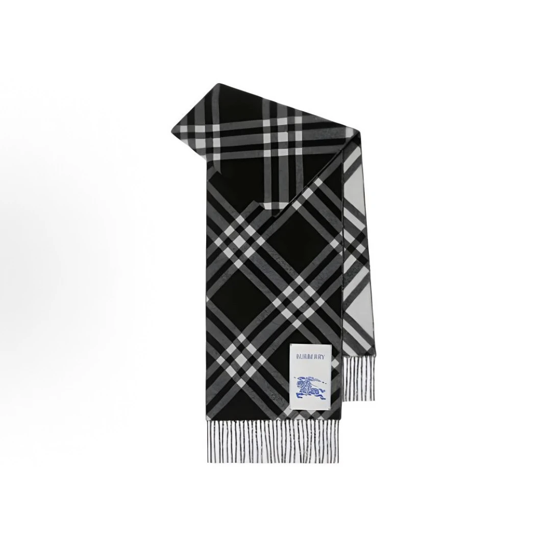 未使用 BURBERRY/博柏利 【妙诗奢品】大战马男女同款羊绒围巾