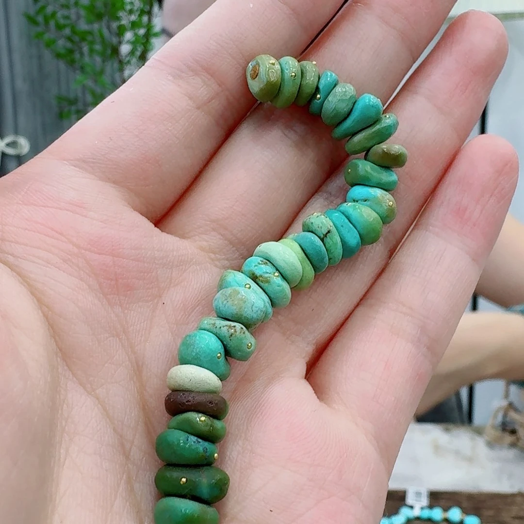 未镶嵌绿松石珠宝奇石