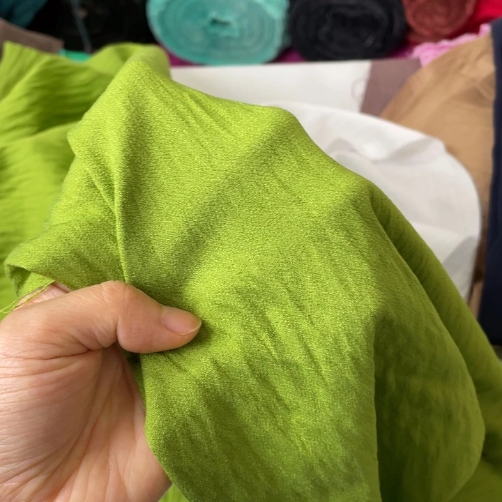 天丝（莱赛尔纤维）苹果绿苎麻2米