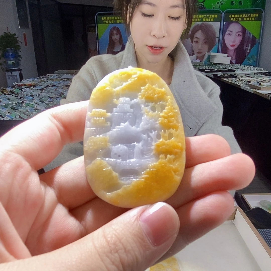 颈饰未镶嵌翡翠翡翠