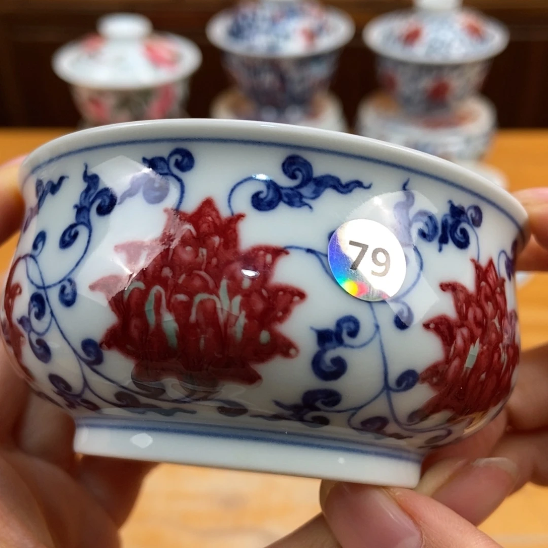 手绘现代茶具非古董