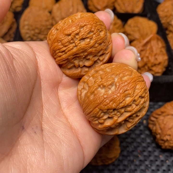 吊坠文玩核桃秦岭野生45