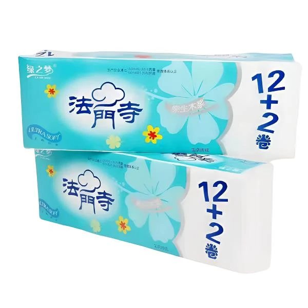 【买1送1】超厚5层卷纸纸巾14卷*2提！母婴适用，吸水不掉屑，速抢！厕所卷
