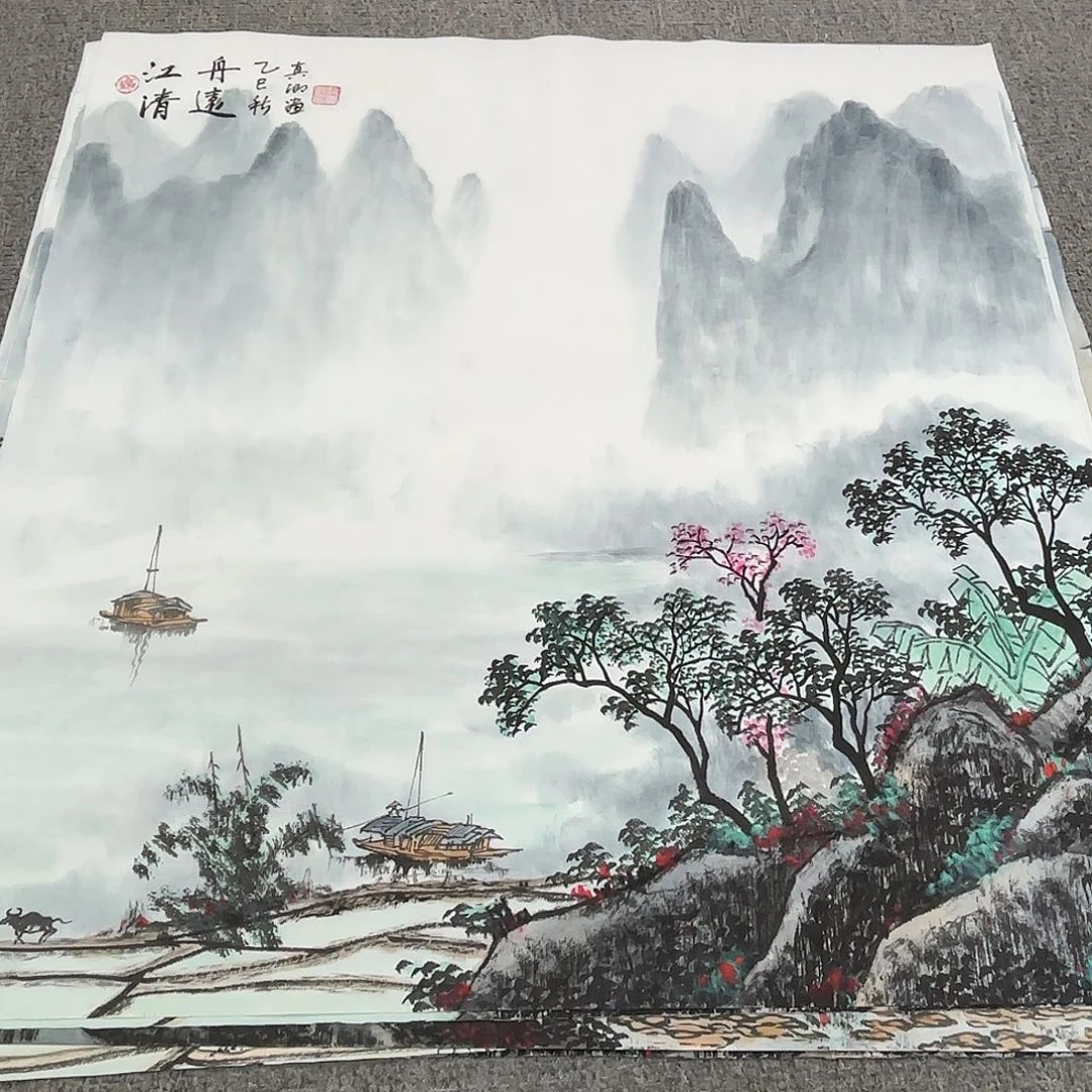 国画国画作品多次在国内外大展