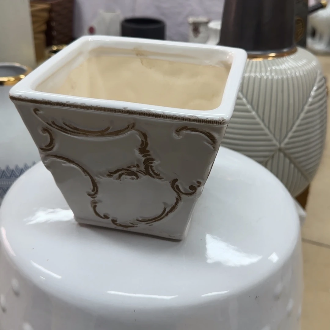 瓷片陶瓷工艺花瓶摆件